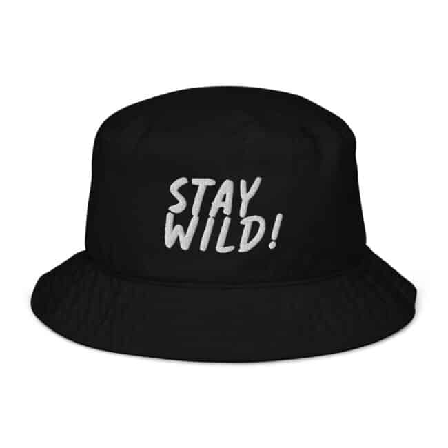 stay wild organic bucket hat