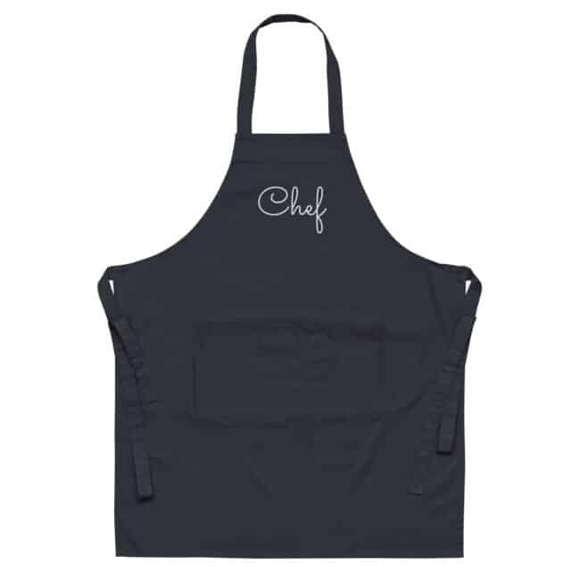 chef sustainable apron navy