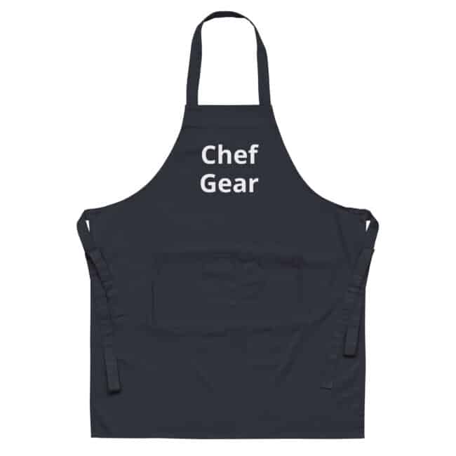 chef gear eco-friendly apron navy