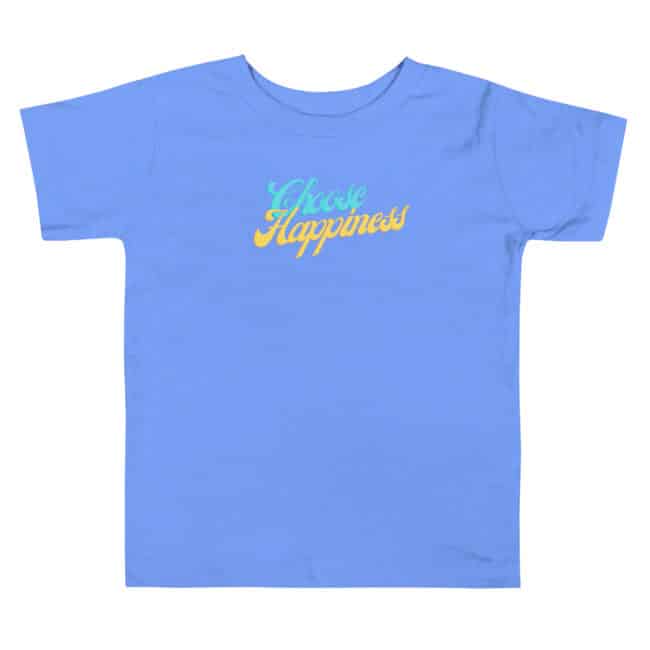 Choose Happiness Toddler Short Sleeve Tee - Image 2