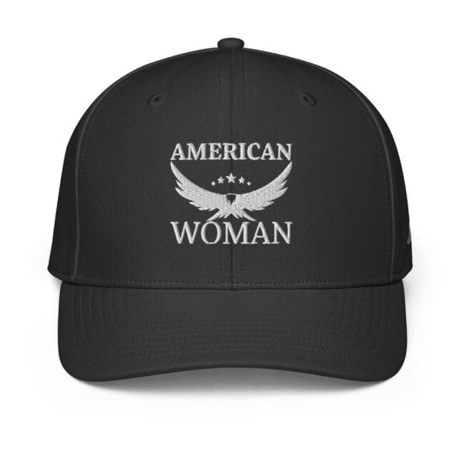 american woman hat black color