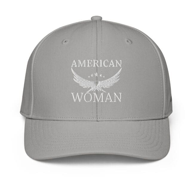 american woman hat grey color