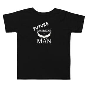 future american man toddler t-shirt black