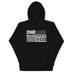 One Nation Under God Hoodie black