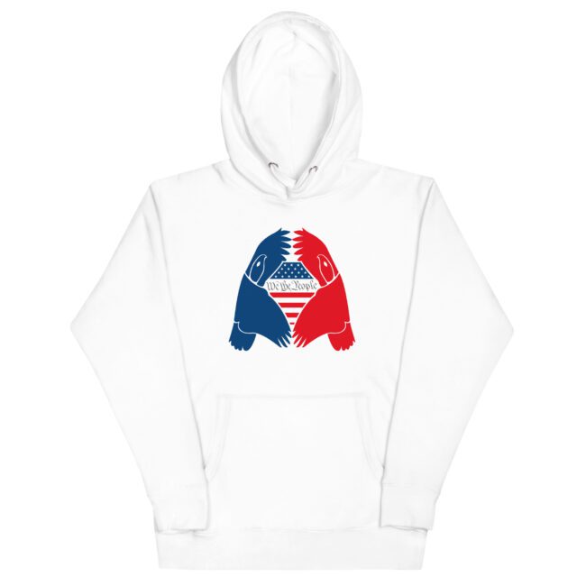 we the people hoodie white