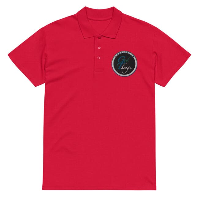 I Believe In God Things polo shirt red