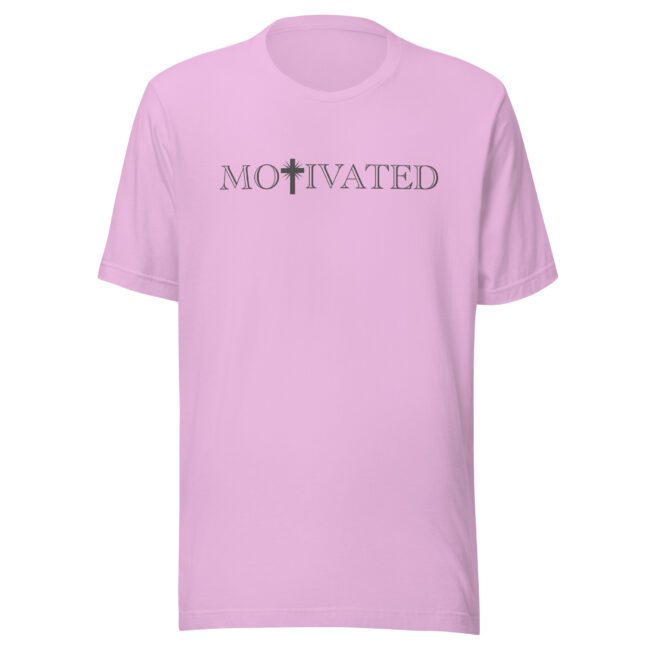 Motivated t-shirt lilac